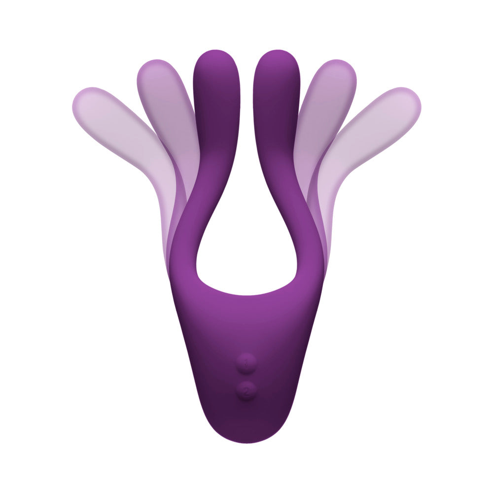 TRYST V2 Bendable Multi Erogenous Zone Massager with Remote- Purple - Zateo Joy