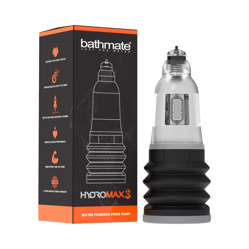 Bathmate Hydromax 3 Clear - Zateo Joy