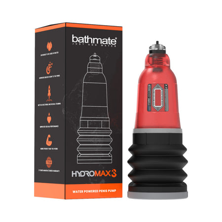 Bathmate Hydromax 3 Red - Zateo Joy