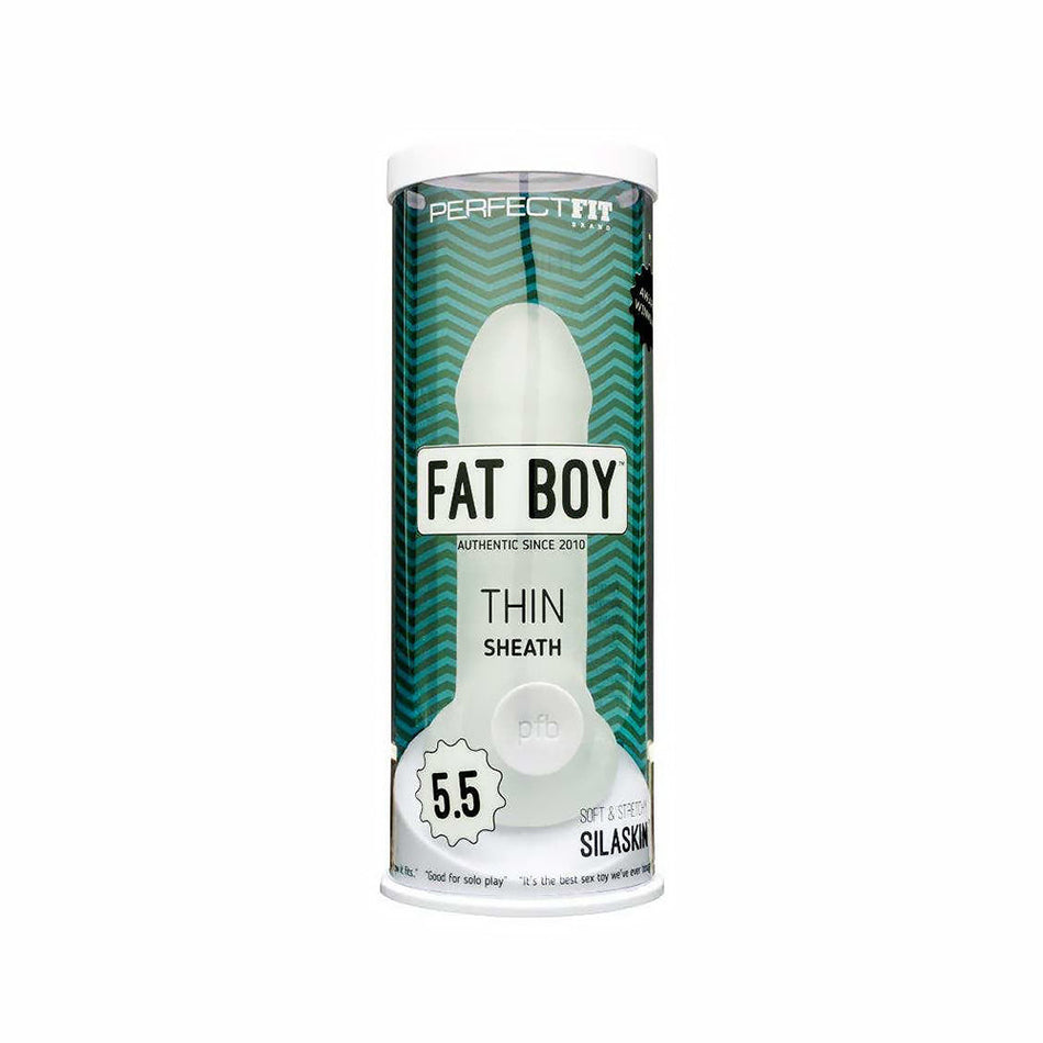 Fat Boy Thin 5.5 in. Extender Sheath Clear - Zateo Joy