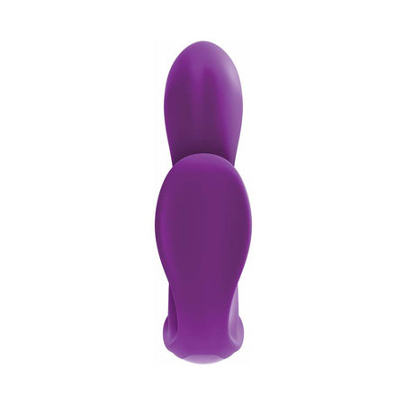Pipedream 3Some Total Ecstasy Triple Stimulation Silicone Vibrator Purple - Zateo Joy