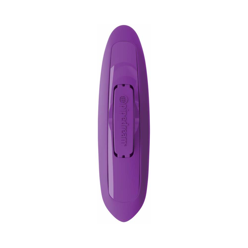 Pipedream 3Some Rock n' Ride Triple Stimulation Silicone Vibrator Purple - Zateo Joy