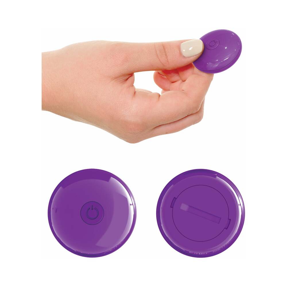 Pipedream 3Some Rock n' Ride Triple Stimulation Silicone Vibrator Purple - Zateo Joy