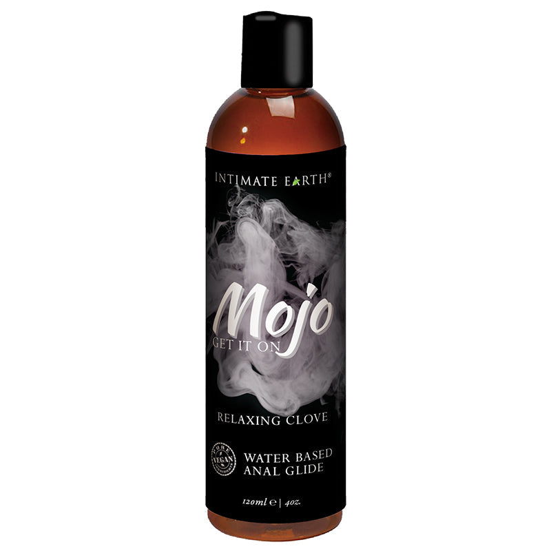 Intimate Earth Mojo Relaxing Clove Water Based Anal Glide 4 oz. - Zateo Joy