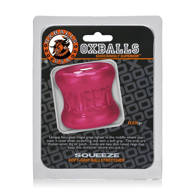 Oxballs Squeeze Ballstretcher O/S Hot Pink - Zateo Joy