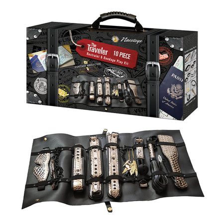 The Traveler Restraint & Bondage Play Kit - 10 pcs - Zateo Joy