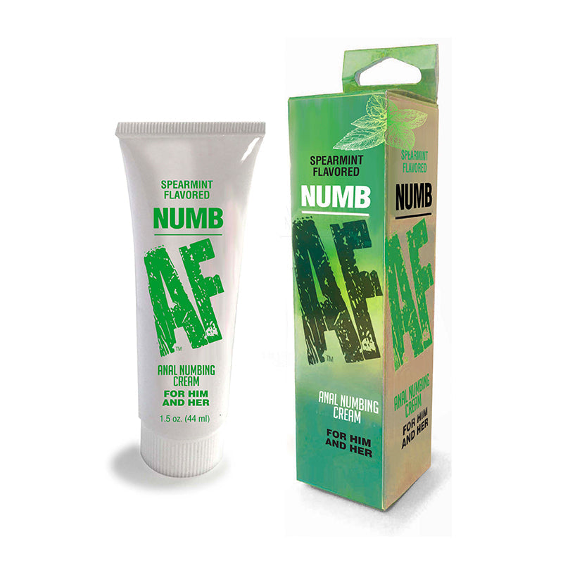 Numb AF Spearmint Flavored Anal Numbing Cream 1.5 oz. - Zateo Joy