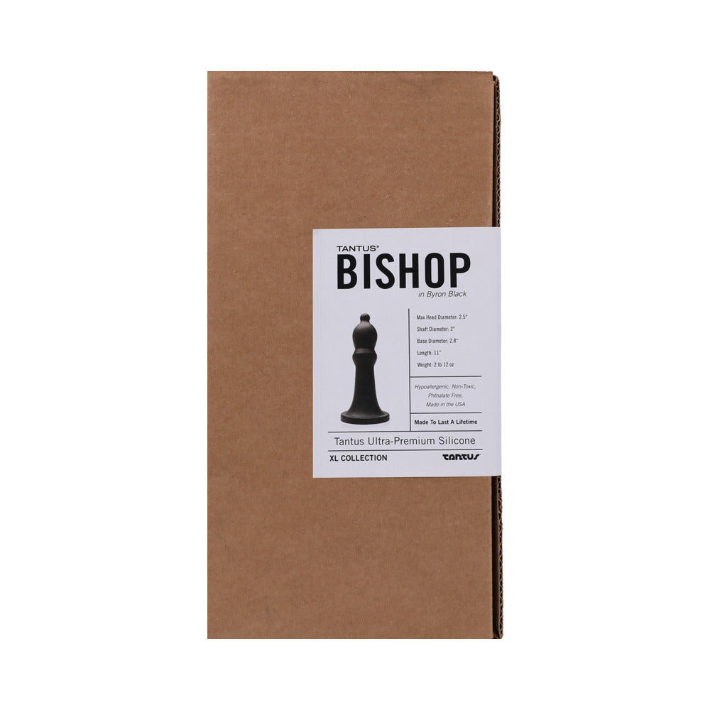 Tantus Bishop Dildo Onyx (Box) - Zateo Joy