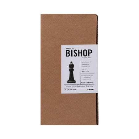 Tantus Bishop Dildo Onyx (Box) - Zateo Joy