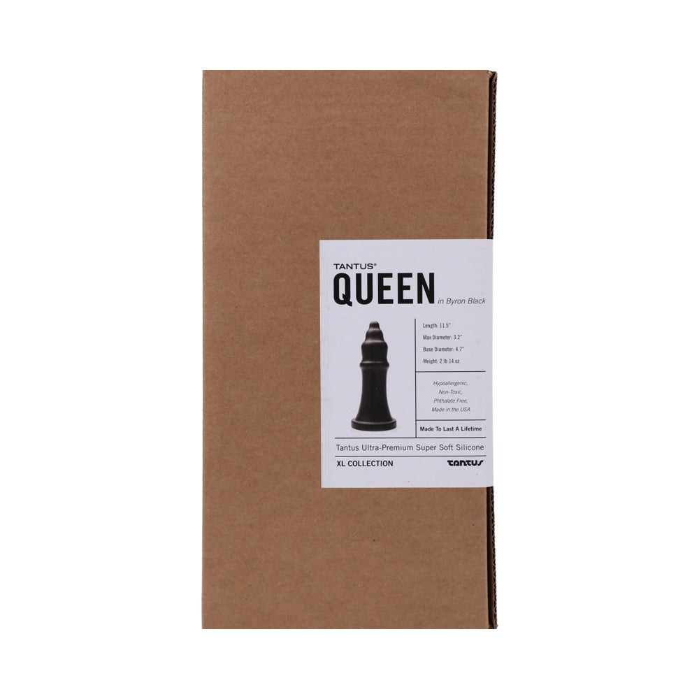 Tantus The Queen Dildo Onyx (Box) - Zateo Joy