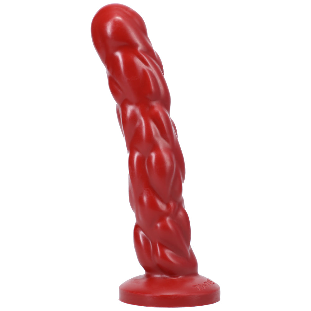 Tantus Paisley Textured Dildo Ruby (Bag) - Zateo Joy