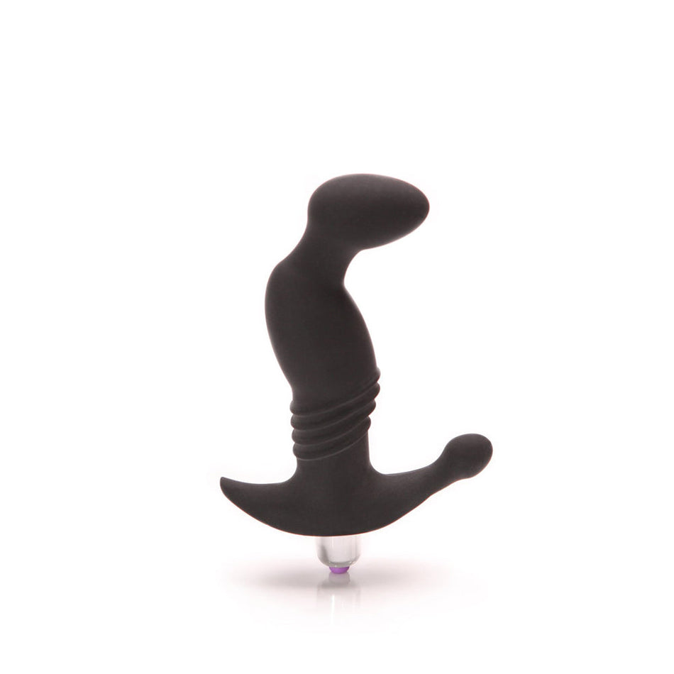 Tantus Prostate Play Vibrating Prostate Massager Black Onyx - Zateo Joy