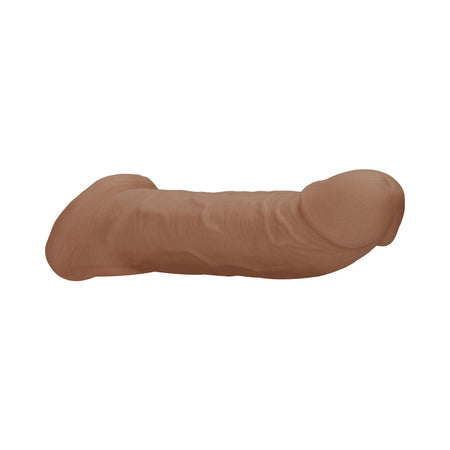 RealRock Realistic 9 in. Penis Sleeve Extender Sling Tan - Zateo Joy