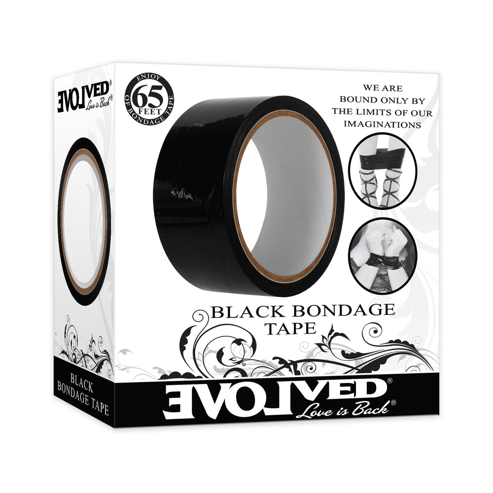 Evolved Bondage Tape 65 ft. Black - Zateo Joy
