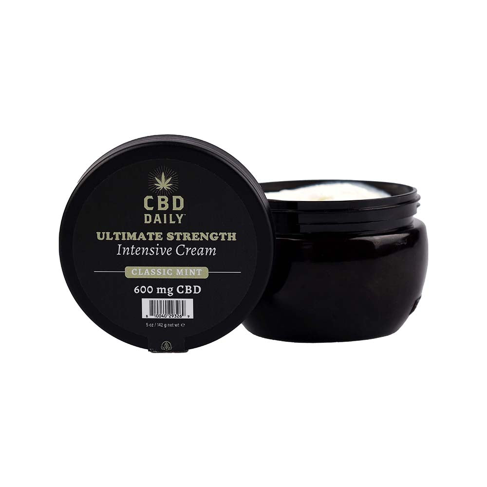 Earthly Body CBD Cream Mint 5 oz. - Zateo Joy