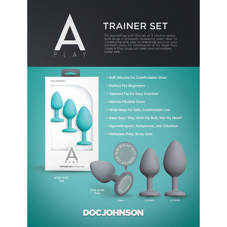 A-Play 3-Piece Trainer Set Teal - Zateo Joy