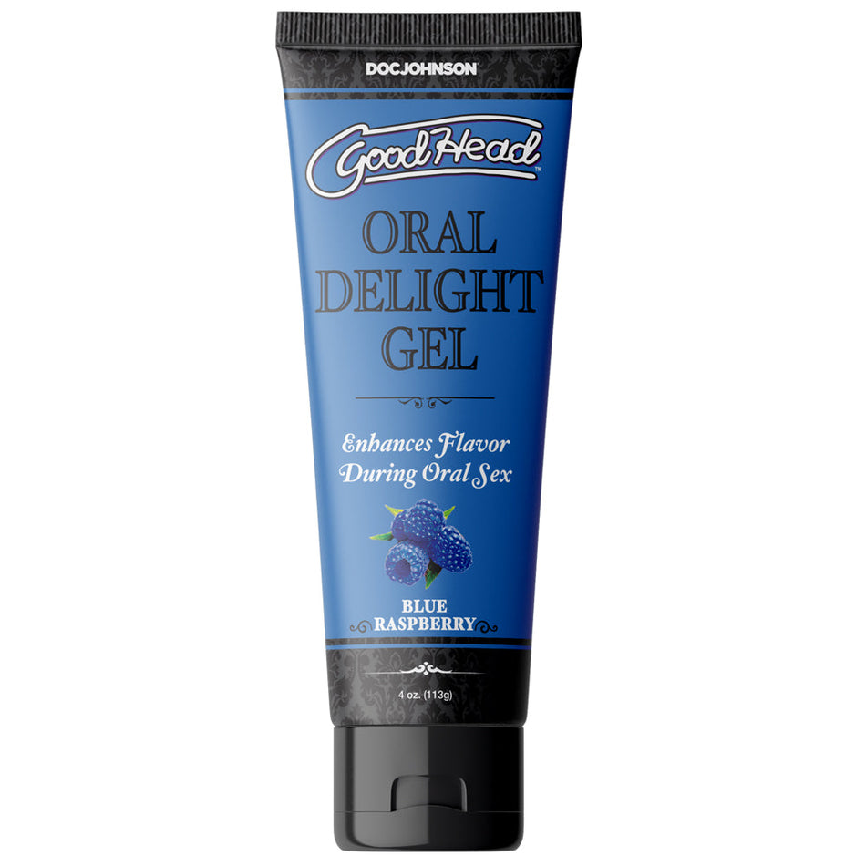 GoodHead Oral Delight Gel Blue Raspberry 4 oz. Bulk - Zateo Joy