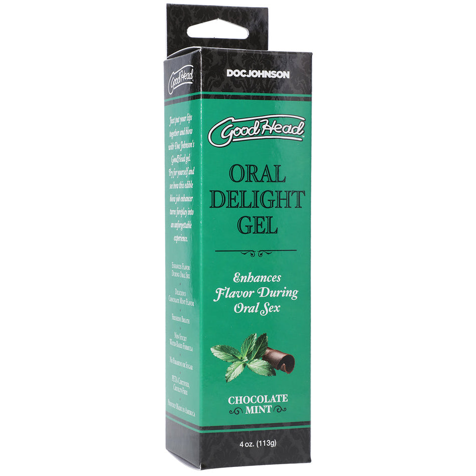 GoodHead Oral Delight Gel Chocolate Mint 4 oz. - Zateo Joy
