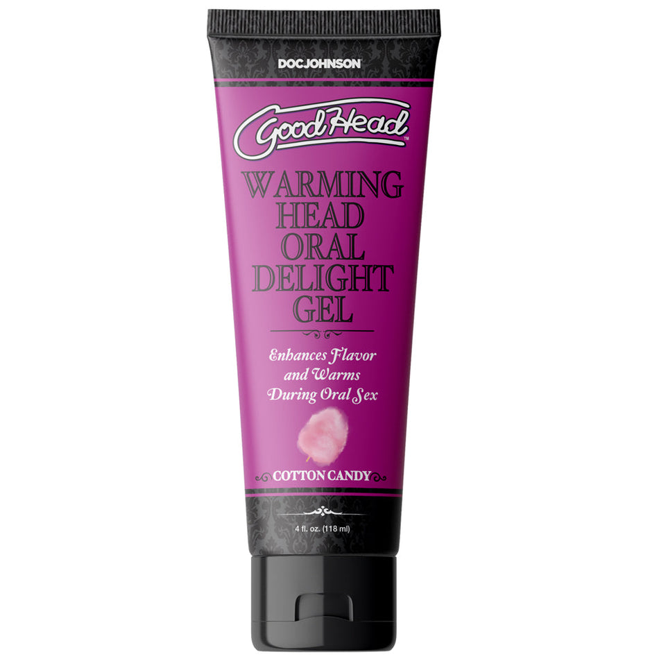 GoodHead Warming Head Oral Delight Gel Cotton Candy 4 oz. Bulk - Zateo Joy