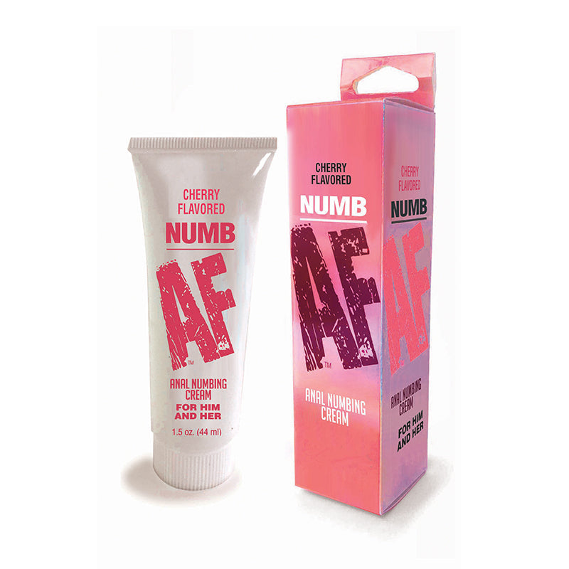 Numb AF Cherry Flavored Anal Numbing Cream 1.5 oz. - Zateo Joy