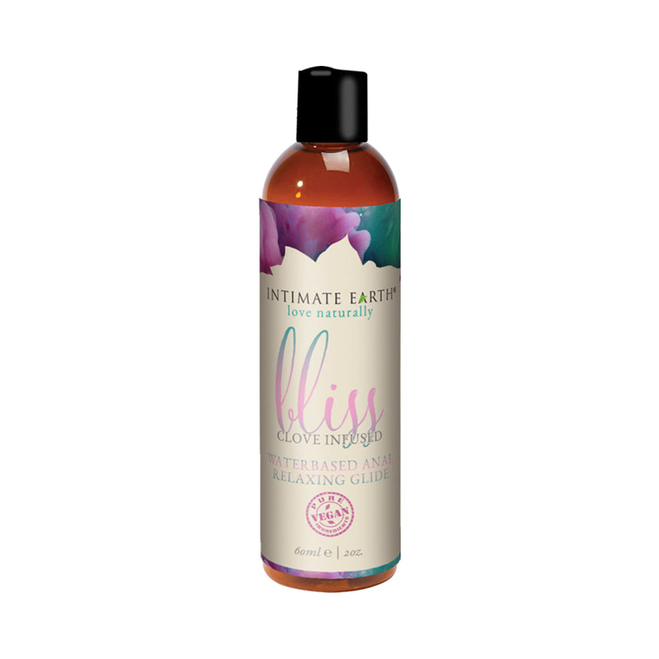 Intimate Earth Bliss Clove Infused Water-Based Anal Relaxing Glide 2 oz. - Zateo Joy