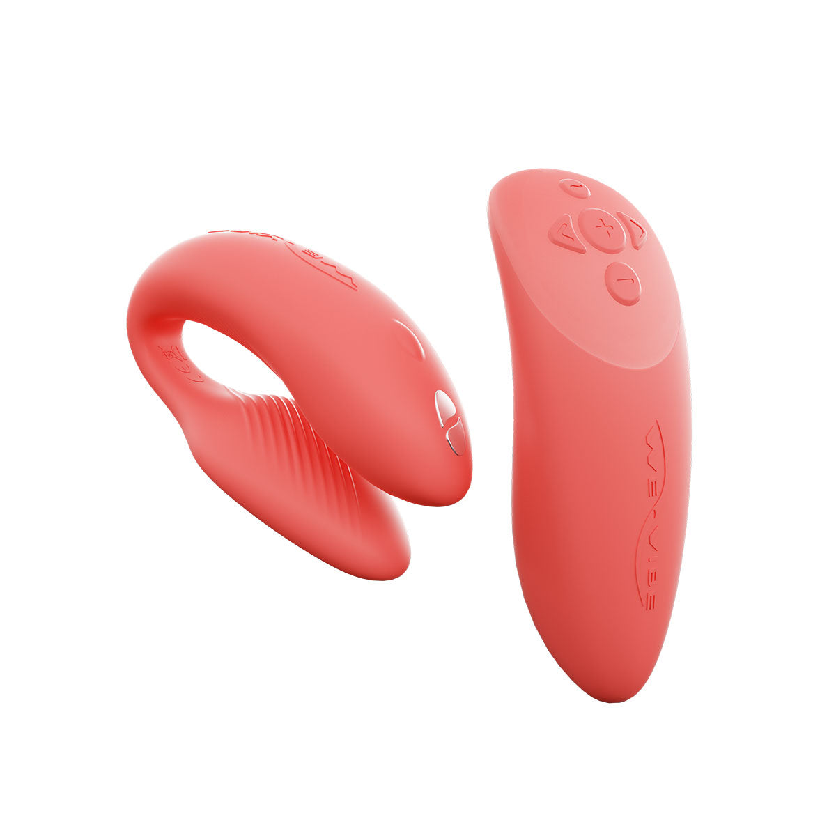 We-Vibe Chorus Rechargeable Remote-Controlled Silicone Couples Vibrator Crave Coral - Zateo Joy