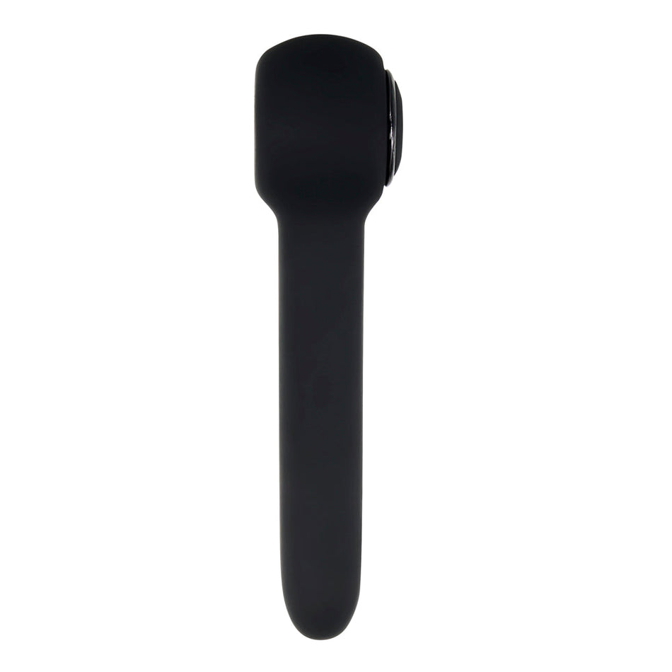 Evolved Tap Dance Rechargeable Silicone Pulsing Vibrator Black - Zateo Joy