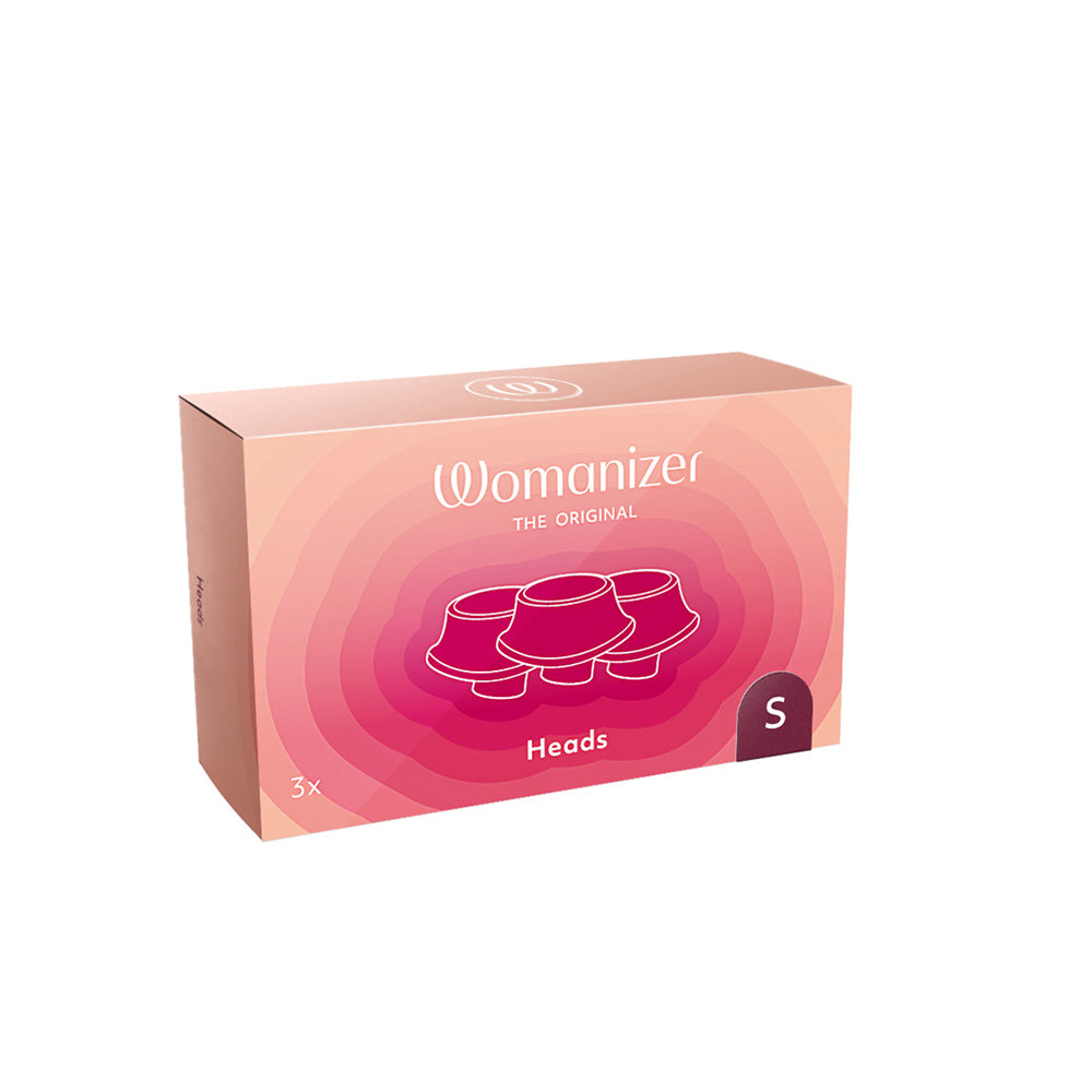 Womanizer 3-Pack Type A Replacement Stimulation Heads Bordeaux S - Zateo Joy