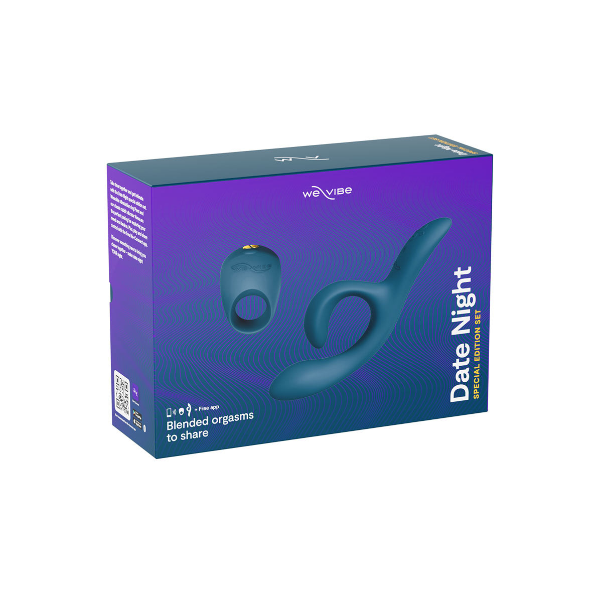 We-Vibe Date Night Special Edition Couple's Vibrator Set (Nova 2 & Pivot) Green Velvet - Zateo Joy