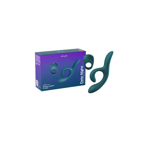 We-Vibe Date Night Special Edition Couple's Vibrator Set (Nova 2 & Pivot) Green Velvet - Zateo Joy