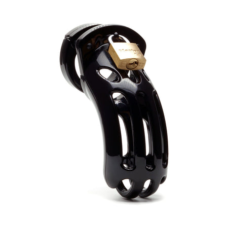 The Curve Black Male Chastity Device - Zateo Joy