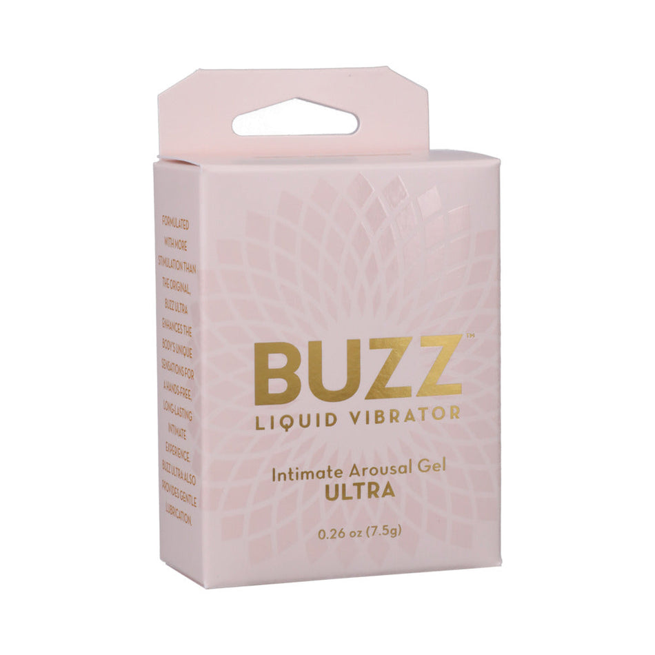 Buzz Ultra Liquid Vibrator Intimate Arousal Gel 0.26 oz. - Zateo Joy