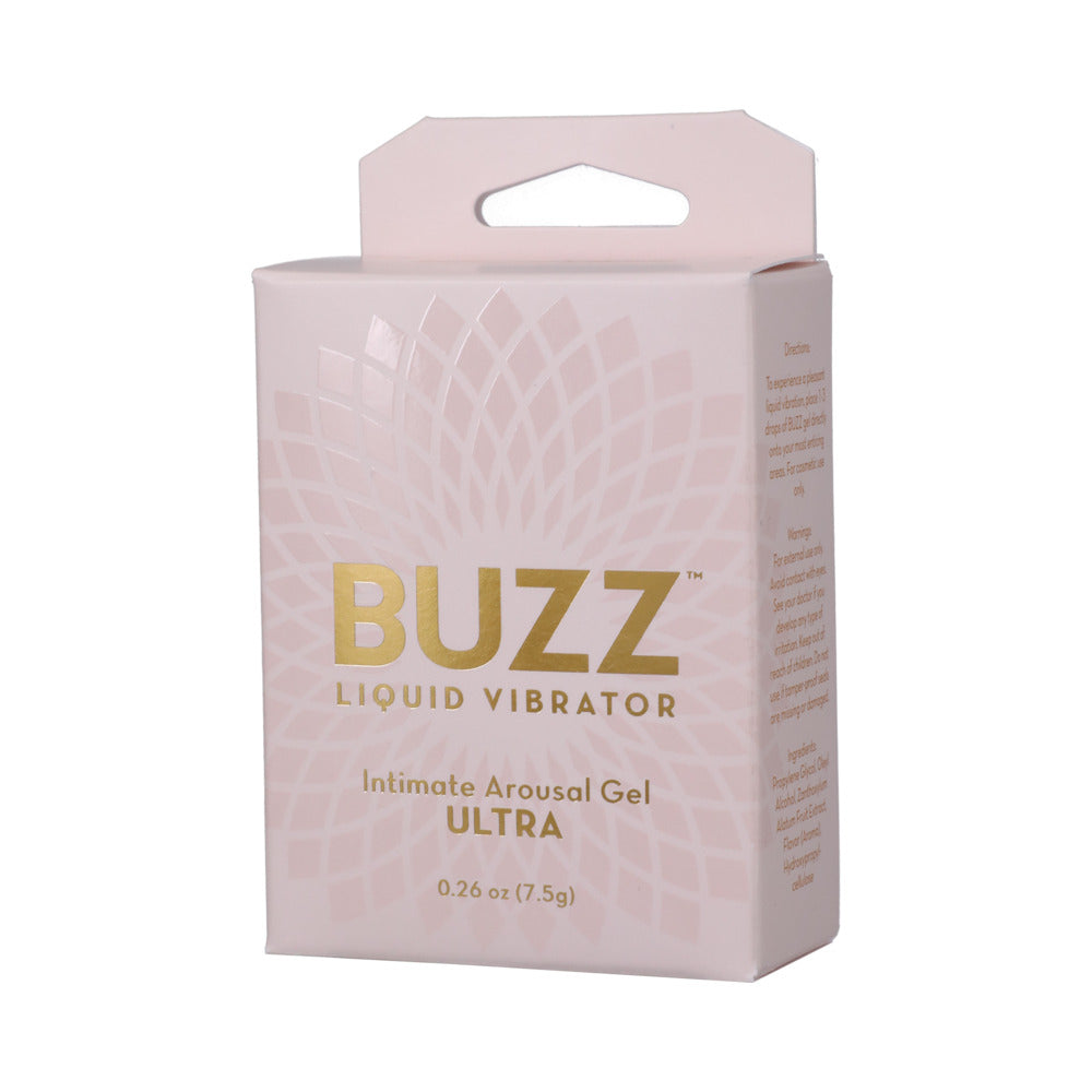 Buzz Ultra Liquid Vibrator Intimate Arousal Gel 0.26 oz. - Zateo Joy