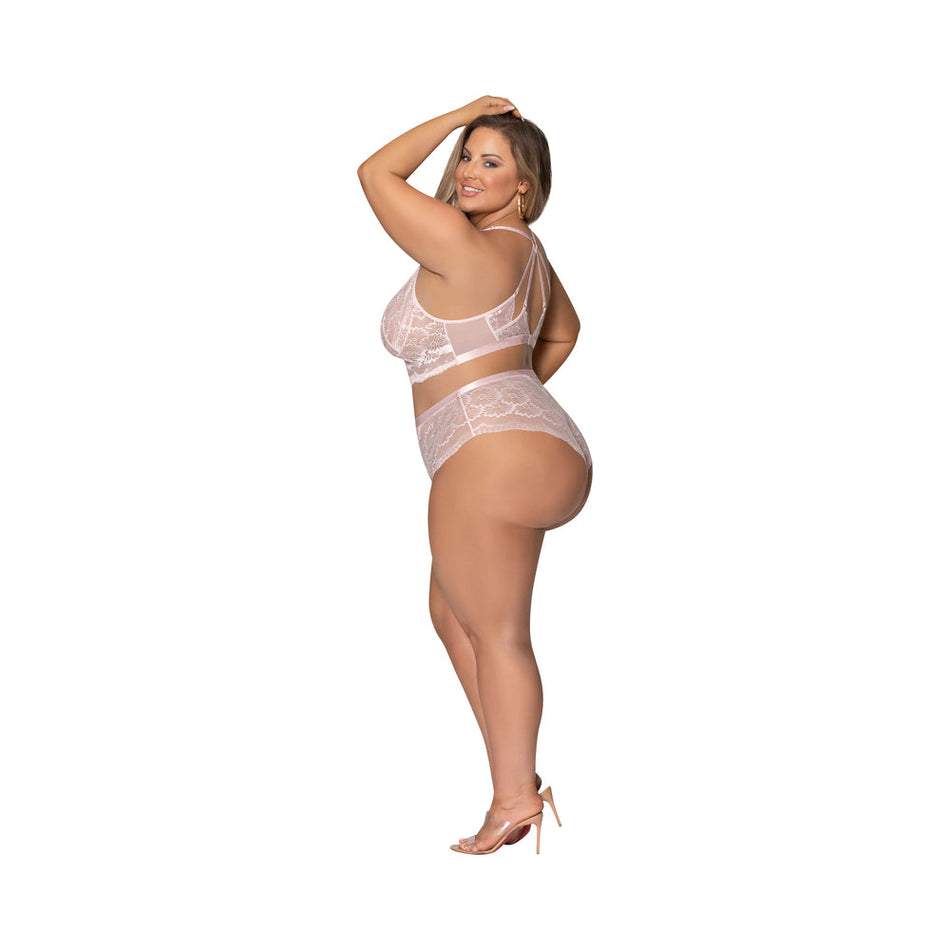 Magic Silk Seabreeze Cami & Short Set Blush Queen Size - Zateo Joy