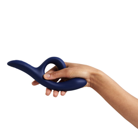 We-Vibe Nova 2 Rechargeable Flexible Silicone Rabbit Vibrator Midnight Blue - Zateo Joy