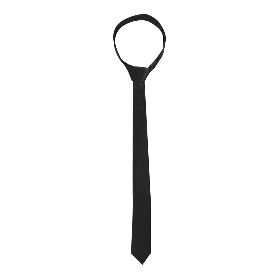 Ouch! Black & White Satin Bondage Tie Black - Zateo Joy