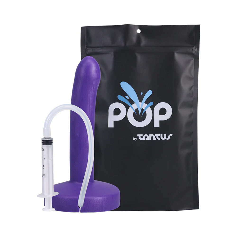 Tantus POP Slim Squirting Dildo Indiglow (Bag) - Zateo Joy