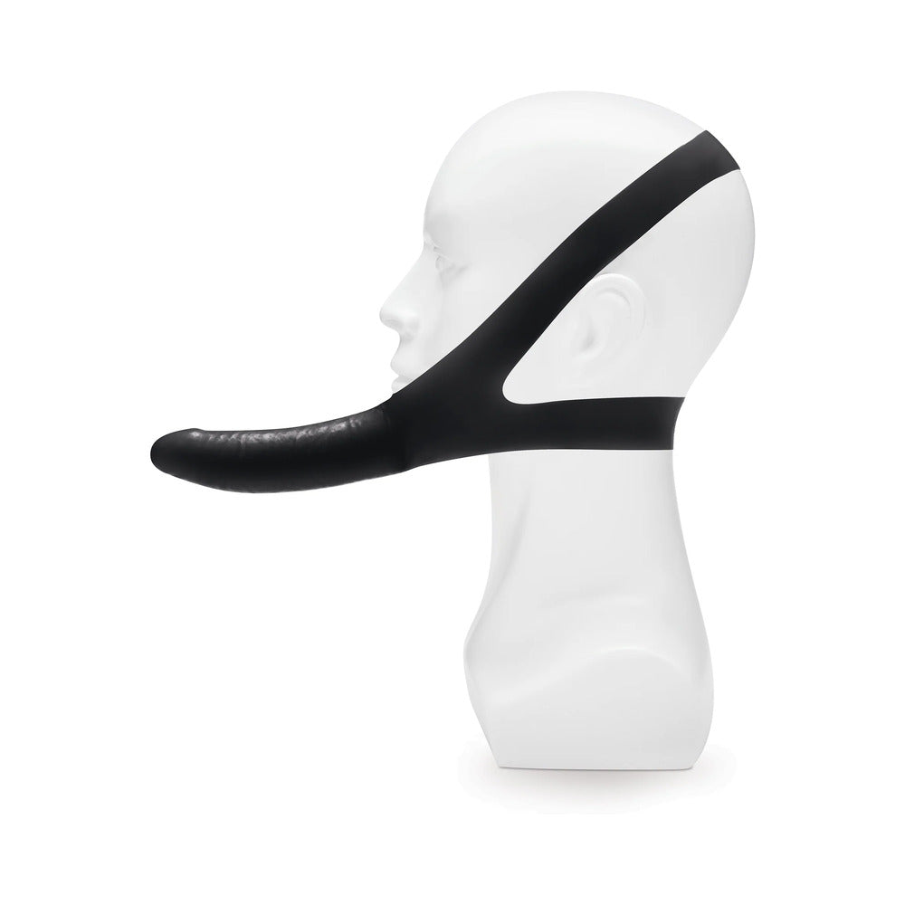 Lux Fetish The Original Facilitator Chin Strap-On Black - Zateo Joy