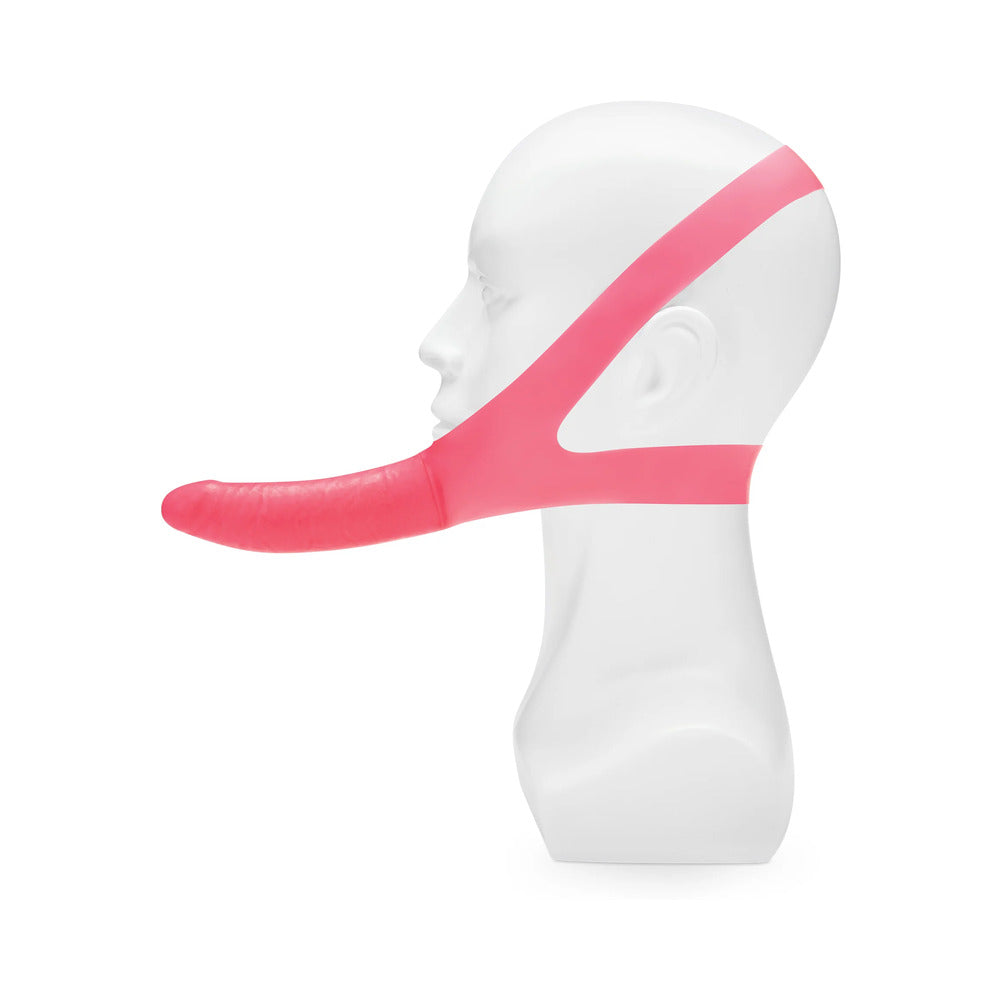 Lux Fetish The Original Facilitator Chin Strap-On Pink - Zateo Joy