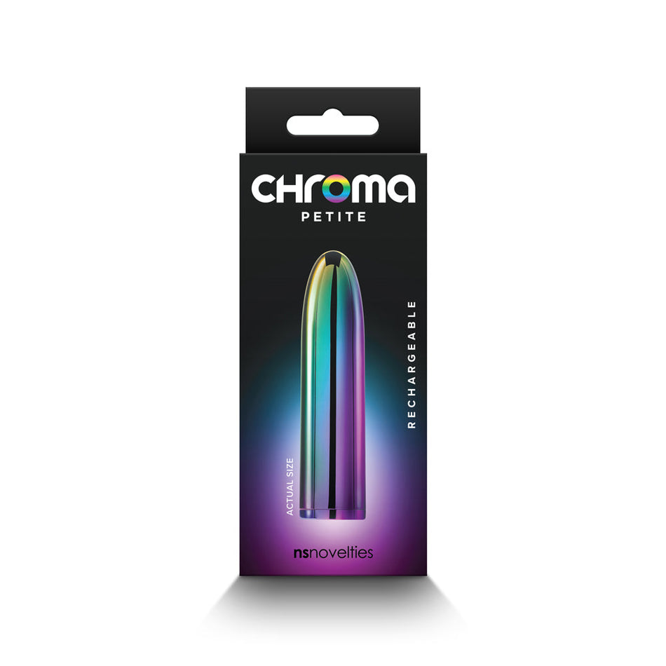 Chroma Petite Rechargeable Bullet Multicolor - Zateo Joy