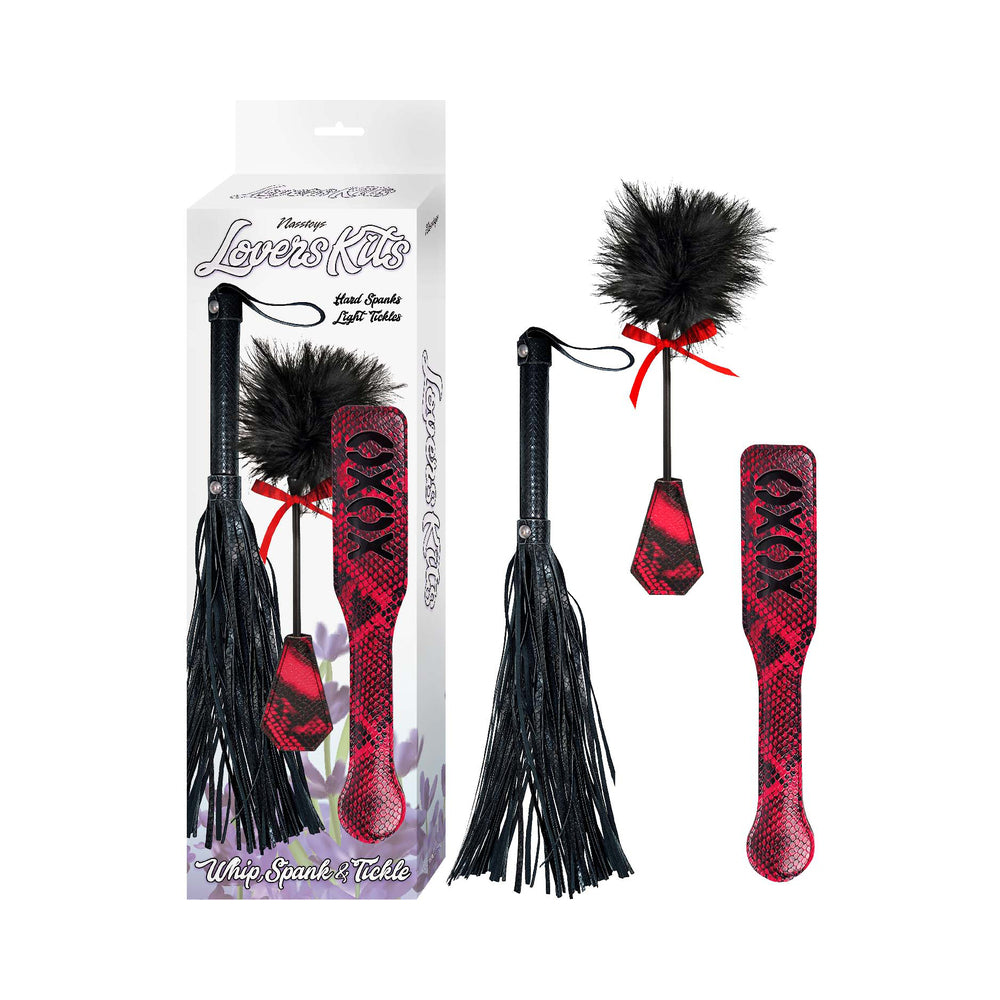 Nasstoys Lovers Kits Whip, Spank & Tickle 3-Piece Set - Zateo Joy