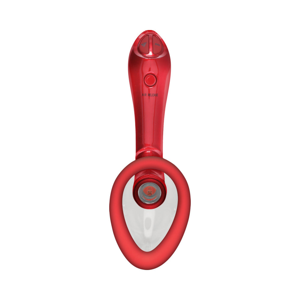 Bloom Intimate Body Pump Limited Edition Red Vibrating 4-In-1 Interchangeable Set - Zateo Joy