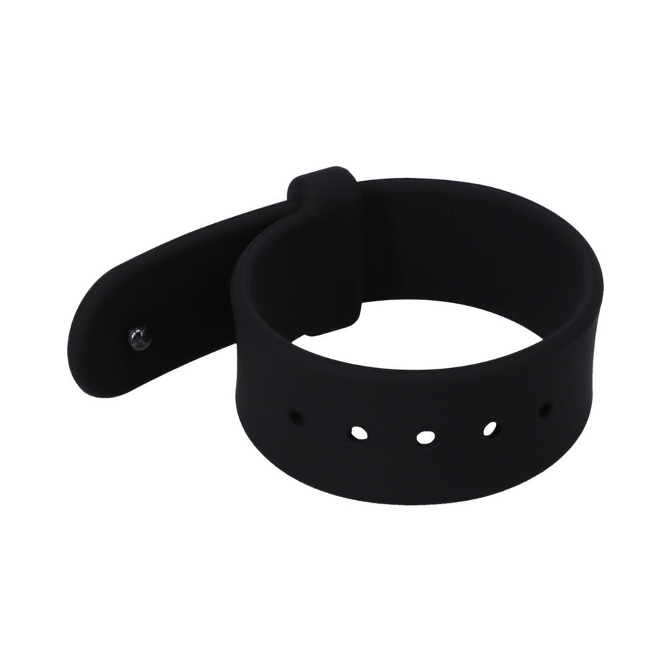 Rock Solid The Belt (Adjustable) Silicone C-Ring Black - Zateo Joy