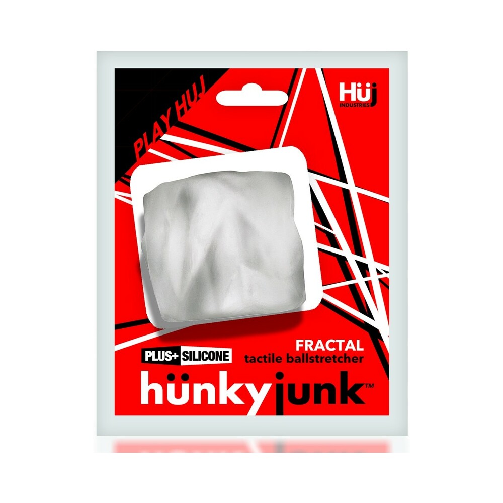 Hunkyjunk Fractal Tactile Ballstretcher Clear Ice - Zateo Joy