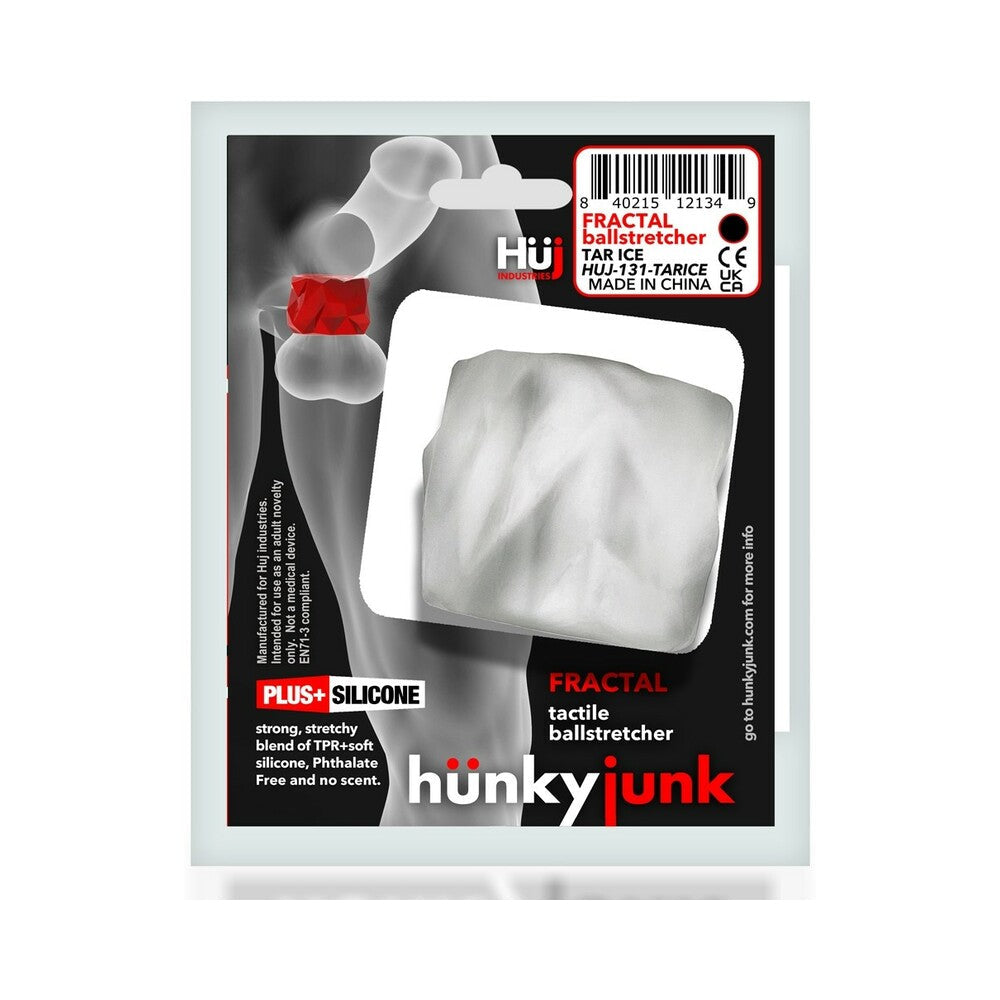 Hunkyjunk Fractal Tactile Ballstretcher Clear Ice - Zateo Joy