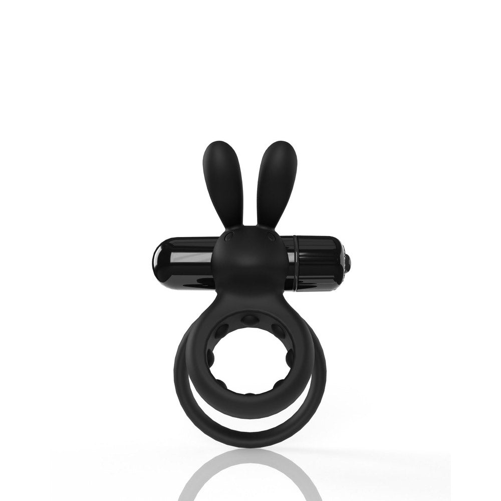 Screaming O 4T Ohare Vibrating Rabbit Double Cockring Black - Zateo Joy