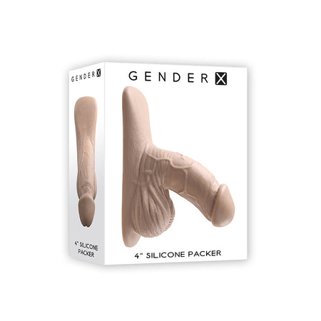 Gender X 4 in. Silicone Packer Light - Zateo Joy