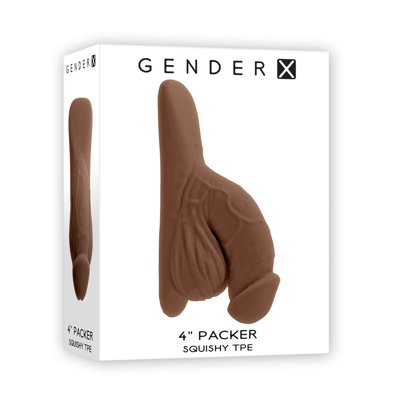 Gender X 4 in. Packer Dark - Zateo Joy