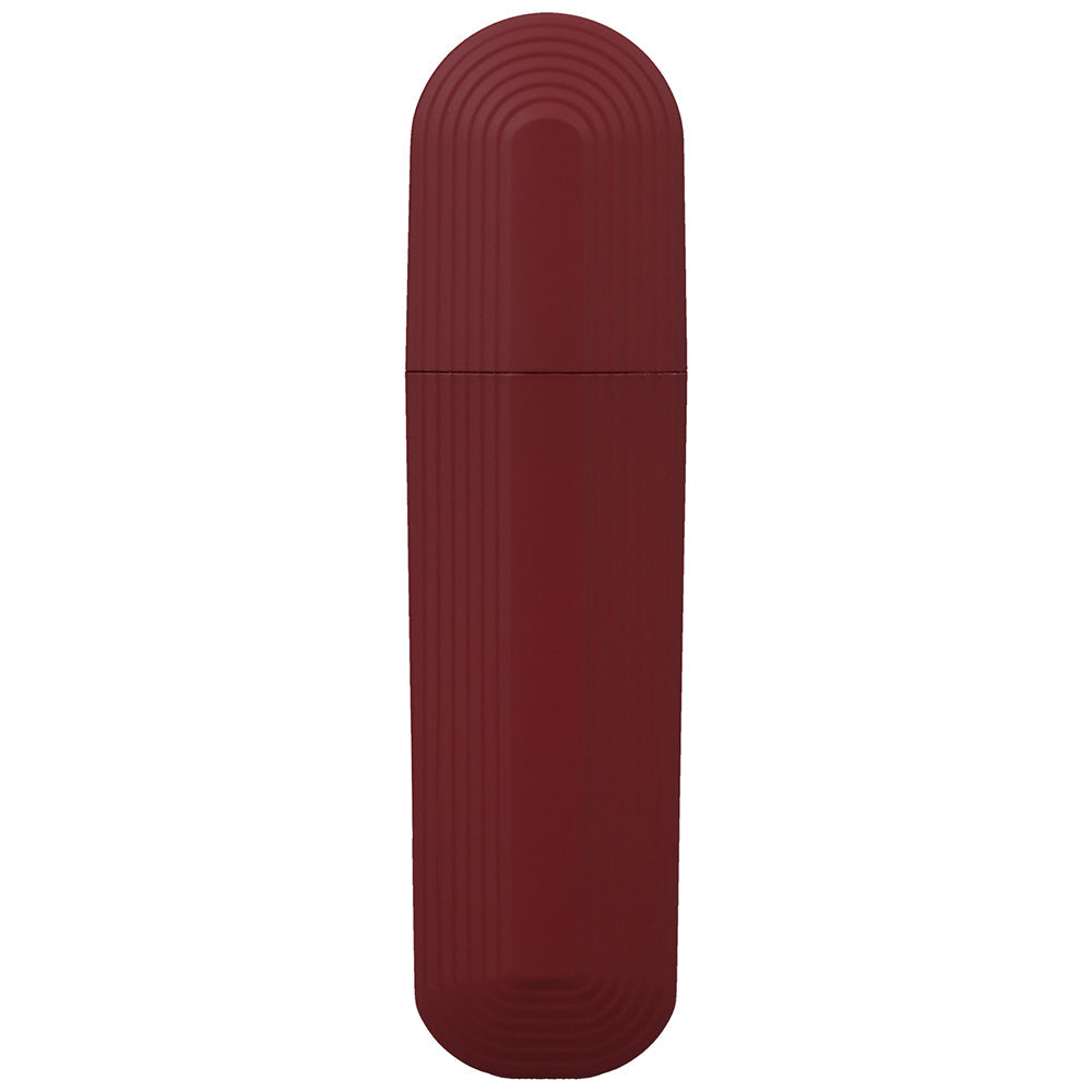 This Product Sucks Rechargeable Silicone Lipstick Sucking Clitoral Stimulator Red - Zateo Joy