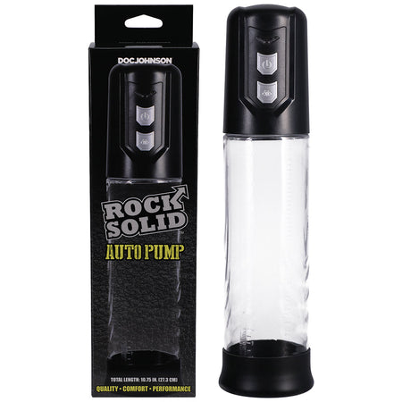 Rock Solid Auto Pump Black/Clear - Zateo Joy